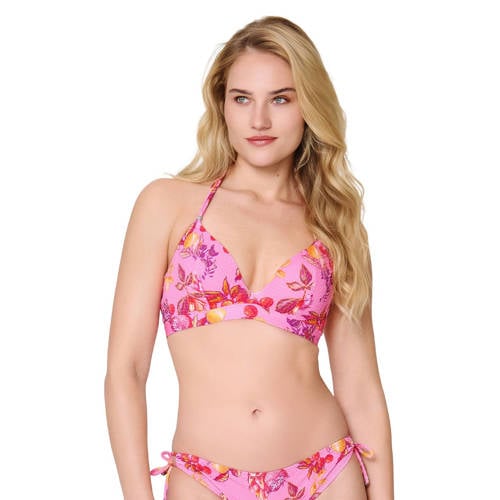 LingaDore voorgevormde triangel bikinitop roze afbeelding