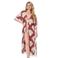 LingaDore strandtuniek bruin/wit