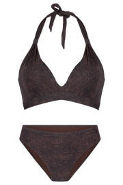 thumbnail: LingaDore voorgevormde halter bikini set bruin