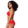 LingaDore bikinibroekje met textuur rood