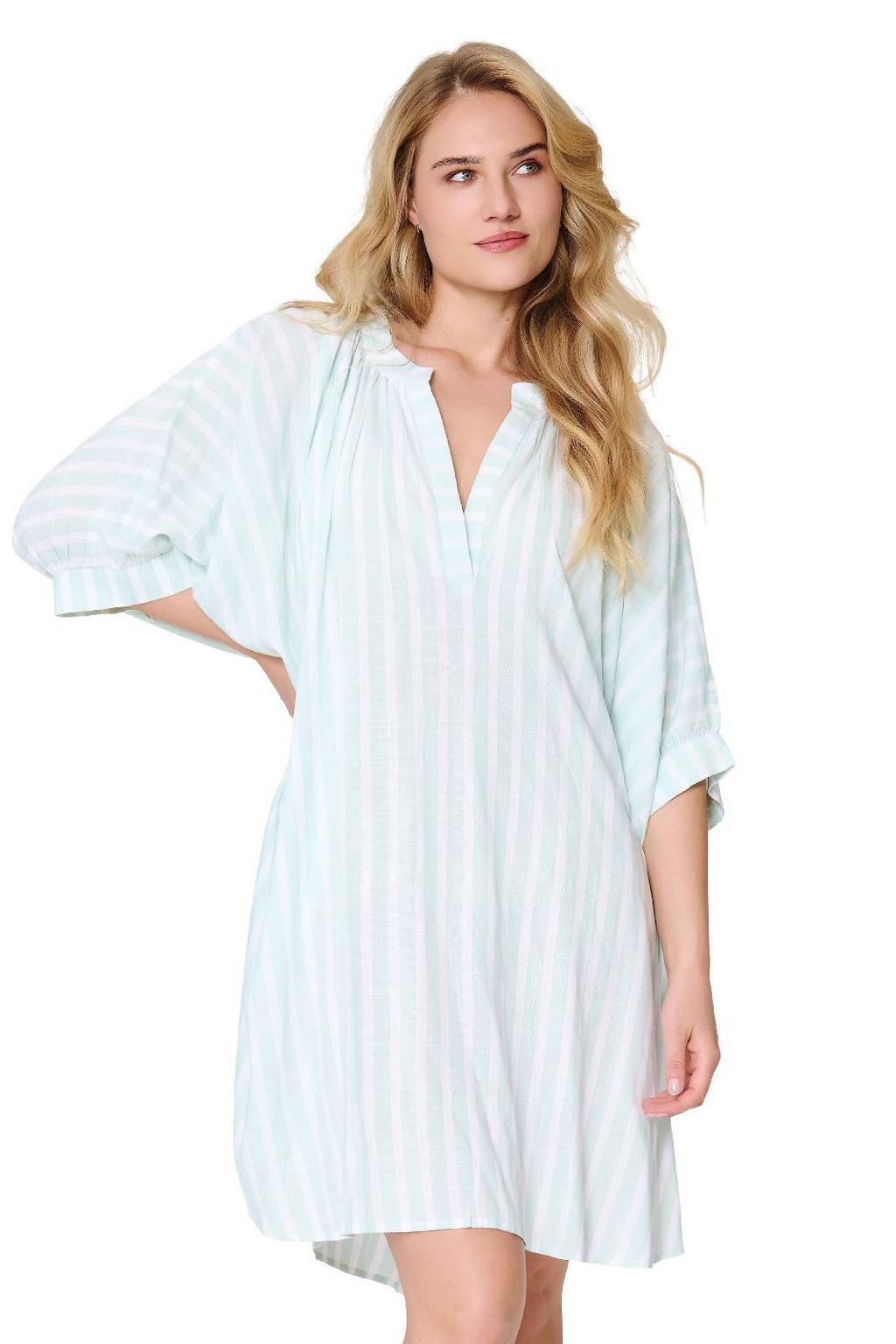LingaDore strandtuniek mintgroen/wit
