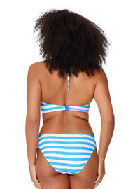 thumbnail: LingaDore voorgevormde triangel bikini set lichtblauw/wit