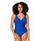 LingaDore badpak met textuur blauw