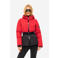 NIKKIE ski-jas Nateland Contrast rood/zwart