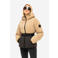 NIKKIE ski-jas Nateland Contrast bruin/zwart
