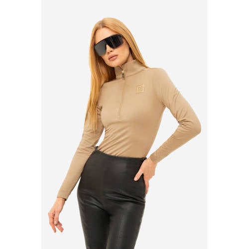 NIKKIE ski pully Nantes beige afbeelding