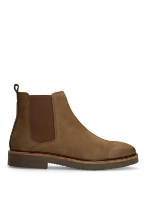 nubuck enkelboots bruin