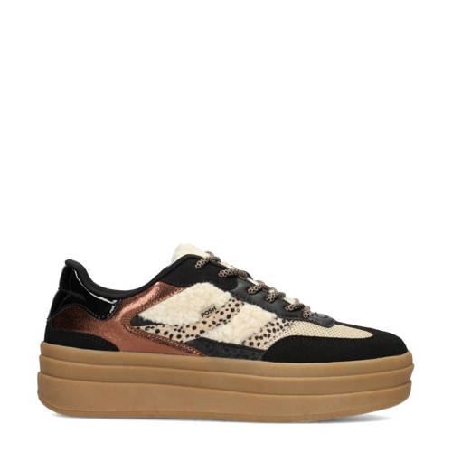 POSH by Poelman Bodie sneakers zwart/ecru afbeelding