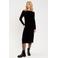 Cache Cache off shoulder jurk zwart