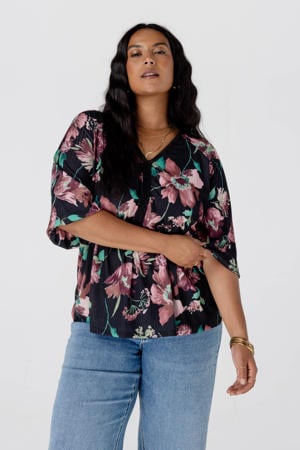 blousetop zwart