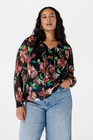 blousetop zwart