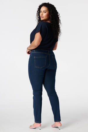 slim fit jeans dark blue denim