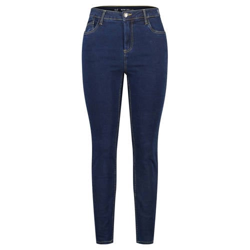 MS Mode slim fit jeans dark blue denim afbeelding