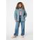 MS Mode gewatteerde jas blauw