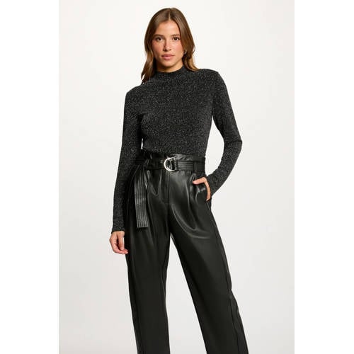 Morgan top zwart met glitter afbeelding