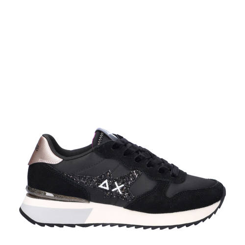 SUN68 68 Stargirl Glitter sneakers zwart afbeelding