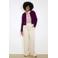 LOLALIZA vest aubergine