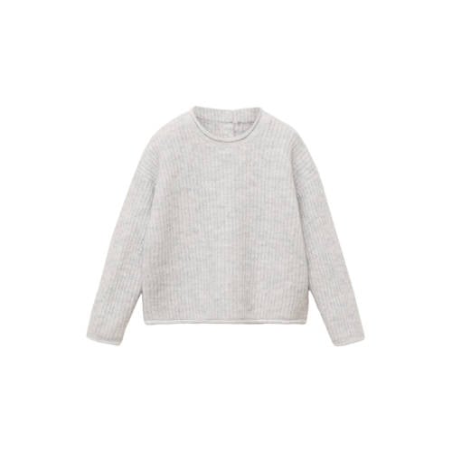 Mango Kids trui lichtgrijs gebreid afbeelding