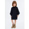 Mango Kids midi jurk gebreid marineblauw