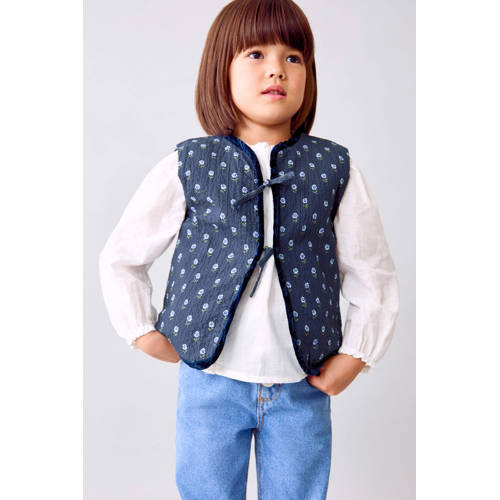 Mango Kids gilet donkerblauw afbeelding