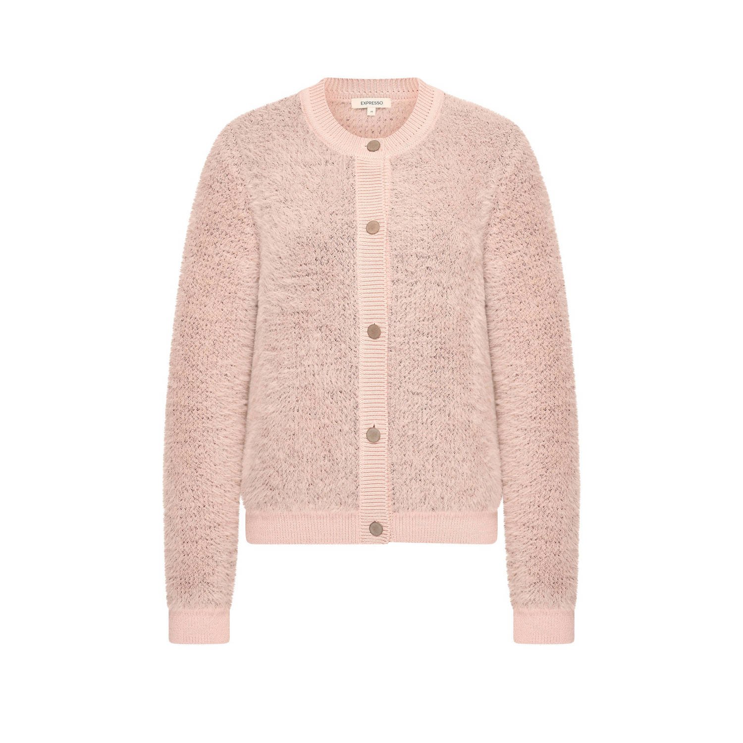 Expresso cardigan zalm gebreid