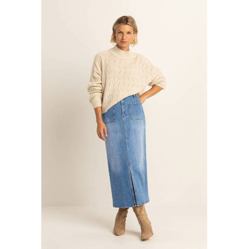Expresso spijkerrok medium blue denim afbeelding