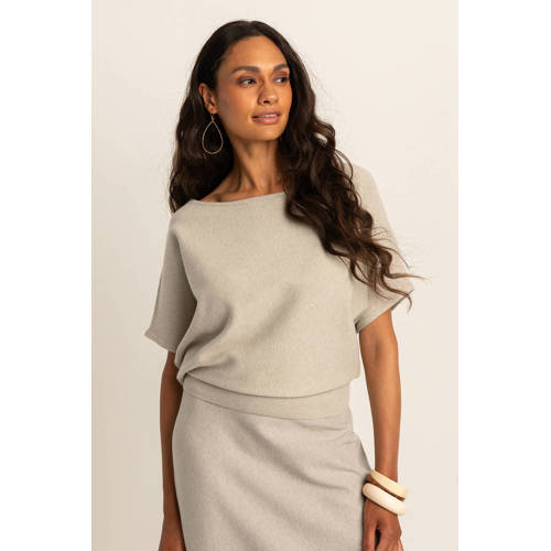 Expresso pullover trui beige gebreid afbeelding