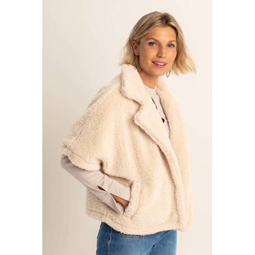 Expresso teddy jas ecru afbeelding