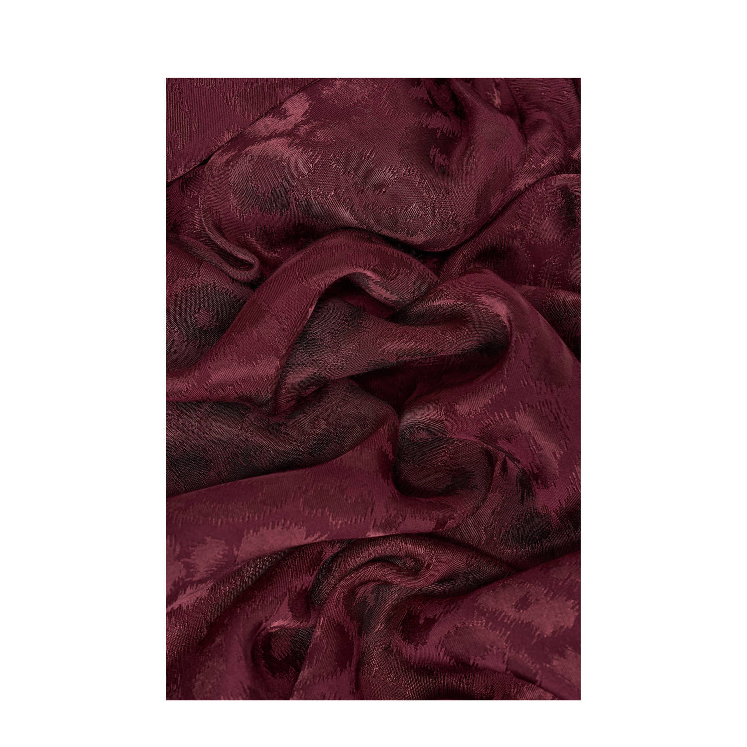 Expresso midi jurk donkerrood