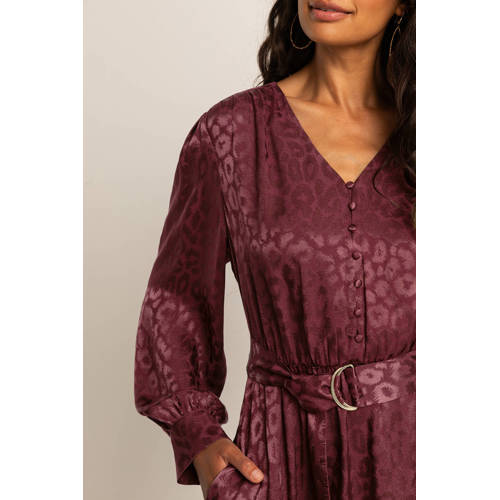 Expresso midi jurk donkerrood afbeelding