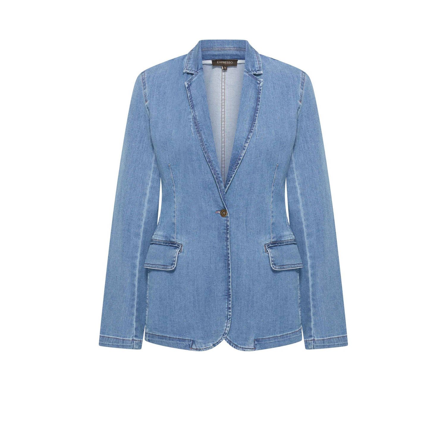 Expresso denim regular blazer medium blue denim