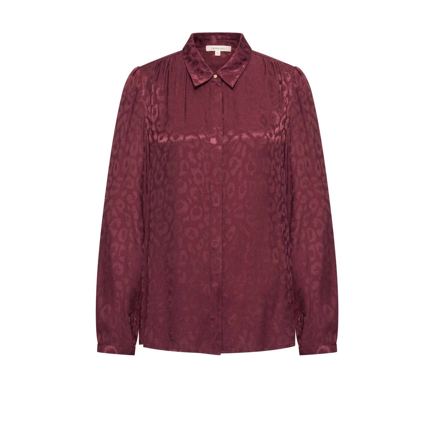 Expresso blouse donkerrood