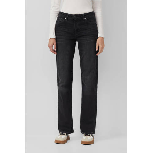 s.Oliver wide leg jeans black denim afbeelding