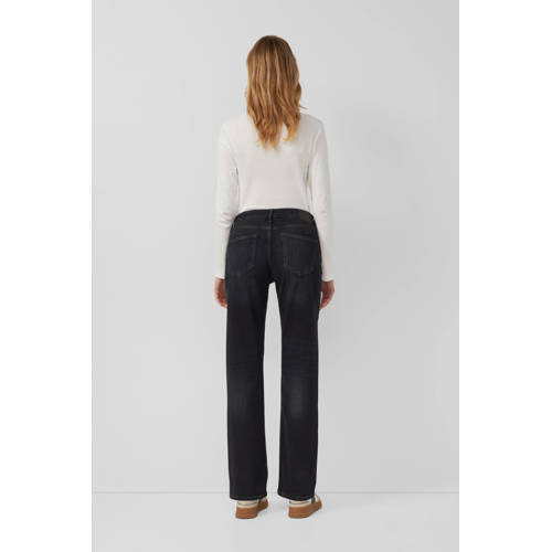 s.Oliver wide leg jeans black denim afbeelding