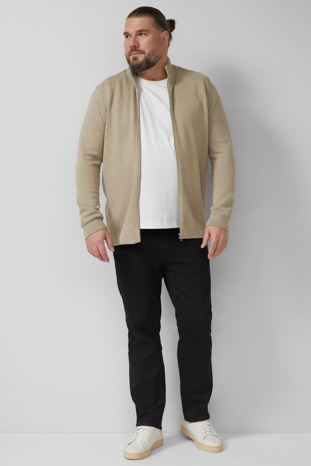 s.Oliver Big Size regular fit jeans zwart
