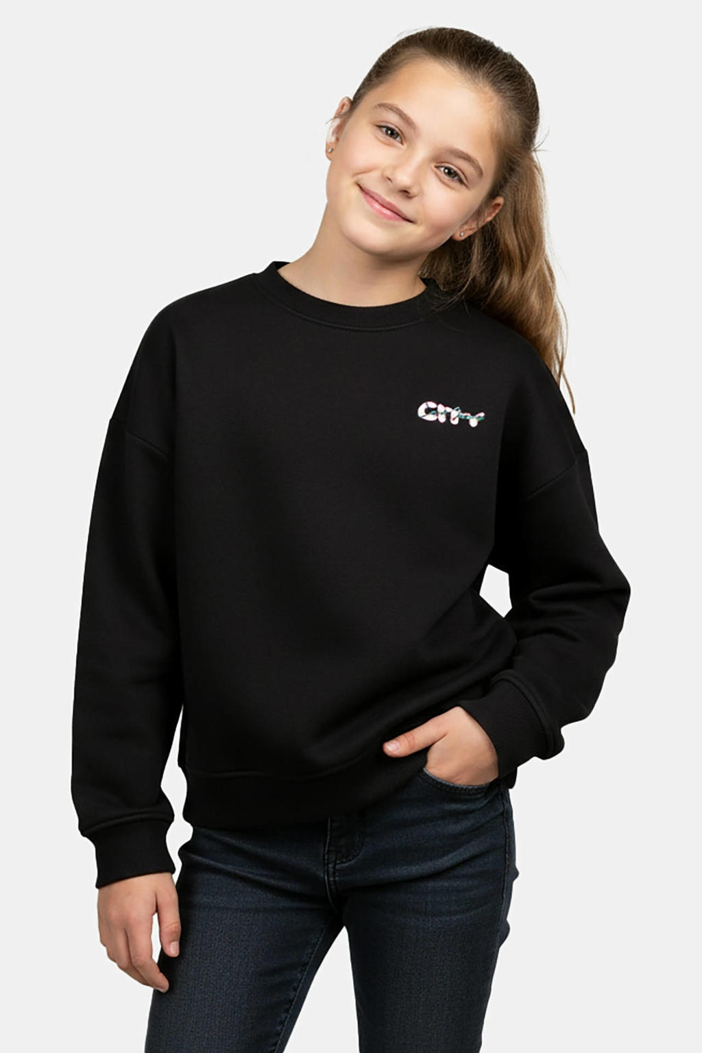 Cars sweater met backprint zwart