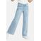 Cars gebloemde loose fit jeans light blue denim