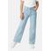 Cars loose fit jeans met zebraprint light blue denim