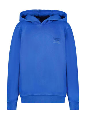 hoodie met backprint blauw