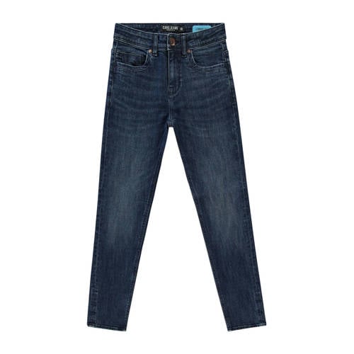 Cars waist loose fit jeans dark blue denim afbeelding