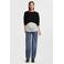 LOVE2WAIT zwangerschaps tapered jeans medium blue denim