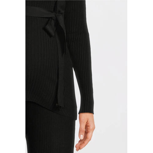 LOVE2WAIT zwangerschaps longsleeve zwart afbeelding