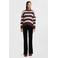 LOVE2WAIT straight high waist zwangerschaps broek zwart rib gebreid