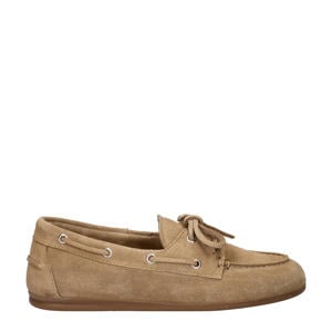 Leom suède bootschoenen beige