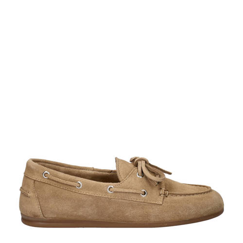 Shoecolate Leom suède bootschoenen beige afbeelding
