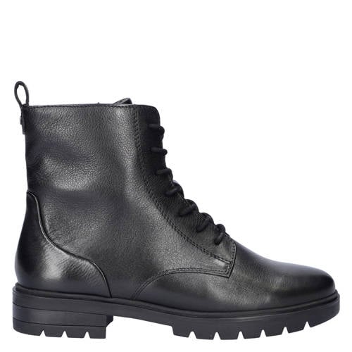 Ara Cambridge gevoerde leren veterboots zwart afbeelding