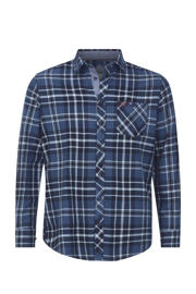 thumbnail: Jan Vanderstorm casual overhemd NORSEN Plus Size donkerblauw