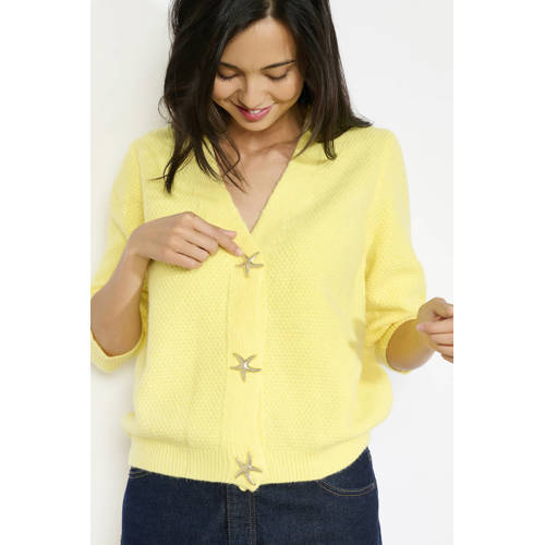 LOLALIZA cardigan geel afbeelding