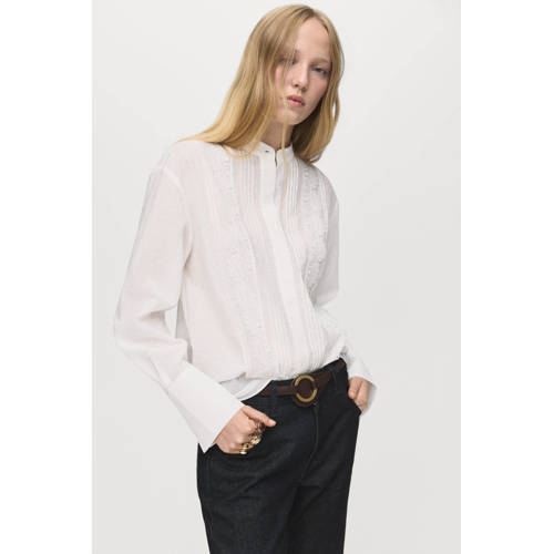 Mango blouse wit afbeelding