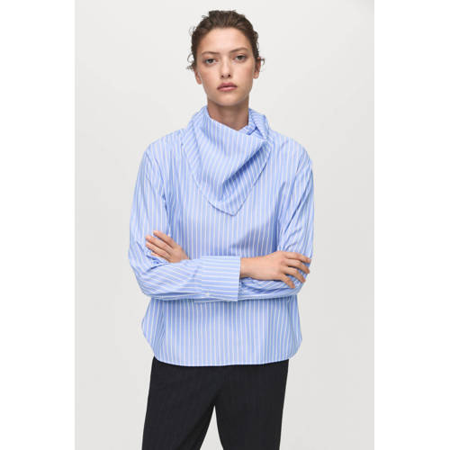 Mango top lichtblauw afbeelding